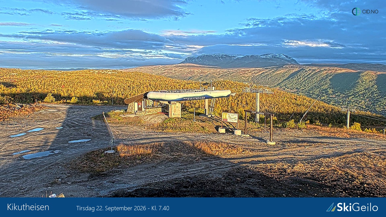 Webcam Geilo Skisenter, Hol, Buskerud, Norwegen